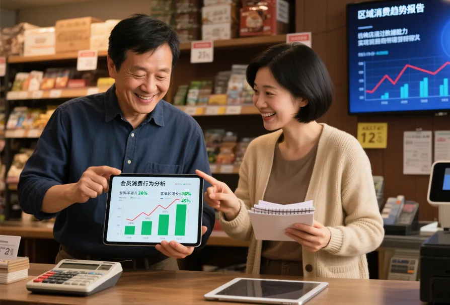 区域数据回流协助--传统门店转型升级